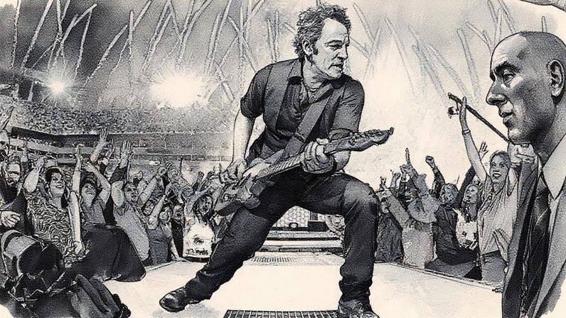 Springsteen at the 2009 Super Bowl.
