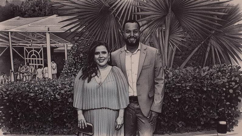 Tati Machado e o marido, Bruno Monteiro — Foto: Webert Belicio / Agnews