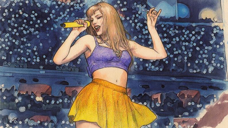 Taylor Swift performs on Oct. 25, 2024.