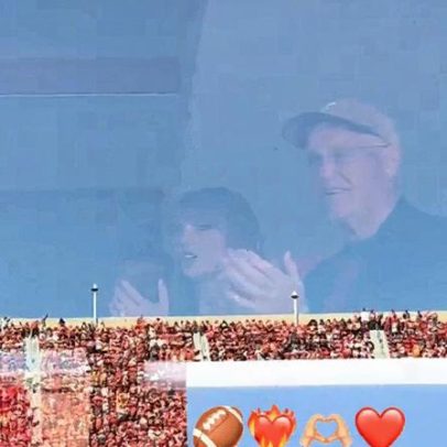 Taylor Swift evita câmeras enquanto torce por Kelce no Chiefs contra Raiders
