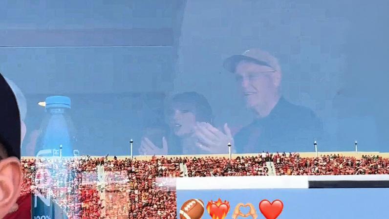 Taylor Swift cheered on her fiancé, Travis Kelce, as the Kansas City Chiefs took on the Las Vegas Raiders Sunday — but chose to stay out of the spotlight. TikTok/@magicalrewindpod