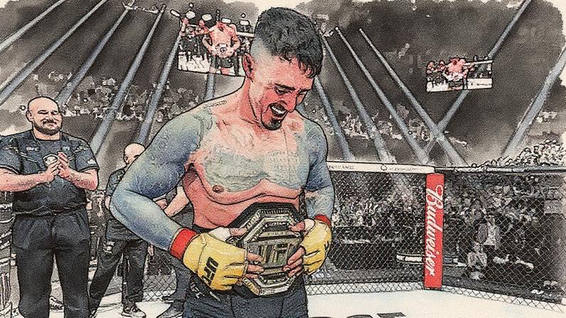 Tom Aspinall após defesa de cinturão interino no UFC (Foto: Reprodução/Instagram: @tomaspinallofficial)