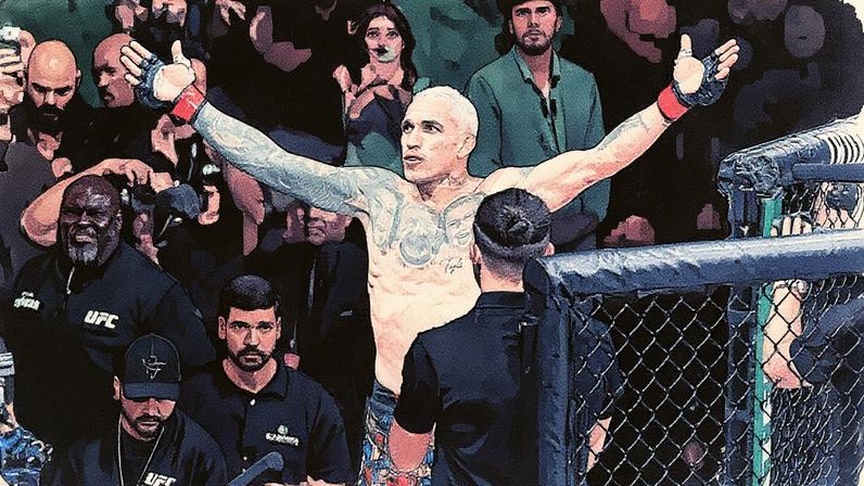 Charles do Bronx comemorando vitória no UFC Rio (Foto: Reprodução Instagram UFC)