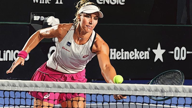 Bia Haddad em ação no SP Open (Foto: Divulgação/João Pires/Fotojump)