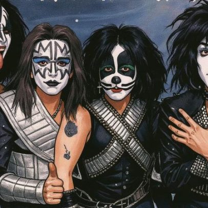 Membros do KISS se reúnem pela primeira vez no memorial de Ace Frehley