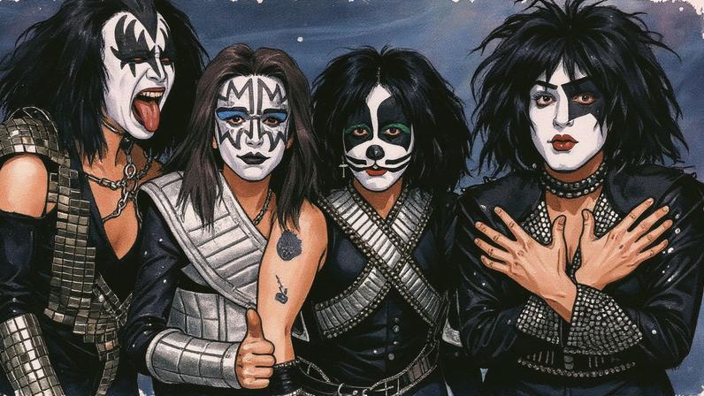 KISS founding members Gene Simmons, Paul Stanley and Peter Criss reunited at Ace Frehley’s funeral. Redferns
