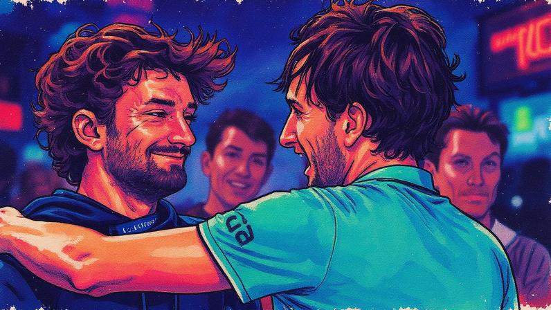 Valentin Vacherot e Arthur Rinderknech (Foto: ATP Tour)