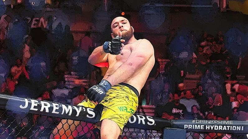 Valter Walker comemorando vitória no UFC (Foto: Reprodução/Instagram: @valterwalkerufc)