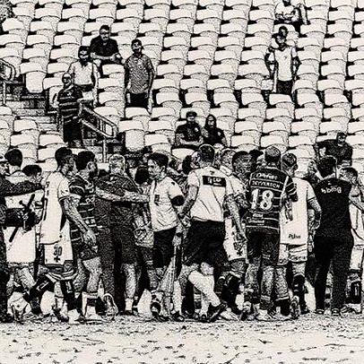 Zagueiro do Fortaleza fica fora de dois jogos após confusão com o Vasco