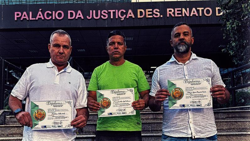 Wilian da Elétrica, Thiago Peixoto e Marcelo Leal aguardam nova decisão da Justiça para, enfim, assumirem como vereadores da Serra. Foto: Divulgação