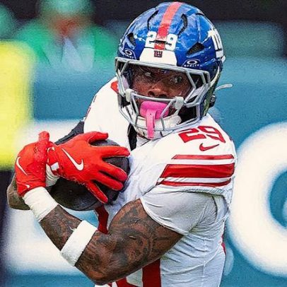 Tyrone Tracy volta a ser titular pelos Giants após saída de Cam Skattebo