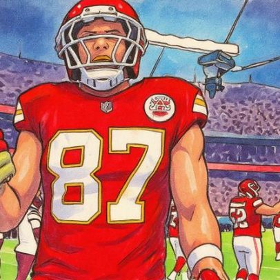 Travis Kelce faz dança de Taylor Swift após 100º touchdown histórico