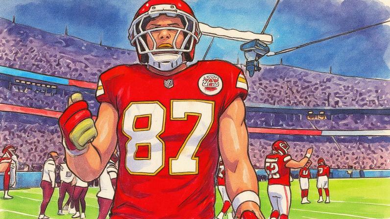 Travis Kelce did Taylor Swift’s “Fate of Ophelia” dance after his historic touchdown Monday.