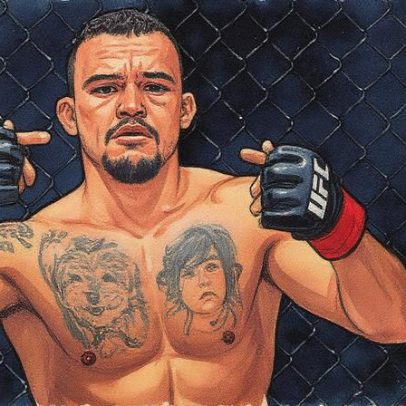 Brasileiro nocauteia e dedica vitória no UFC 320 a Mark Zuckerberg