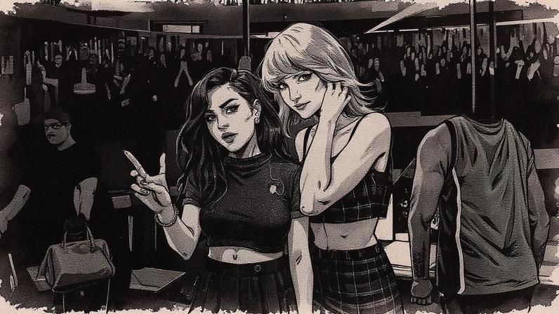 Fans think Taylor Swift's new song “Actually Romantic” is a diss track aimed at Charli XCX. WireImage