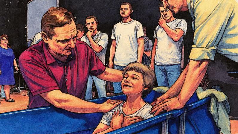 A igreja realiza batismos com frequência - Foto: Facebook/Yuriy Semenyuk