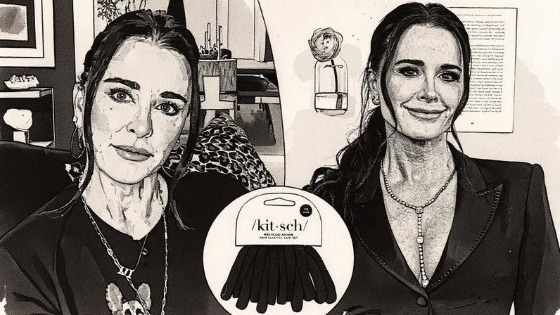 Kyle Richards buys these hair ties in bulk. Amazon; Getty Images for Anastasia Beverly Hills; Kitsch