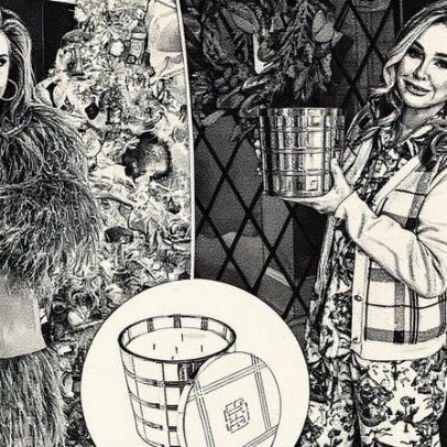 Vela de Natal de Beverly Hills de Kathy Hilton é glamourosa e gigante