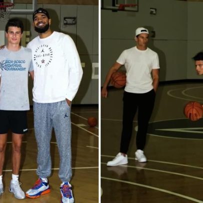 Filho de Tom Brady, Jack, 18, aparece ao lado do pai em fotos raras