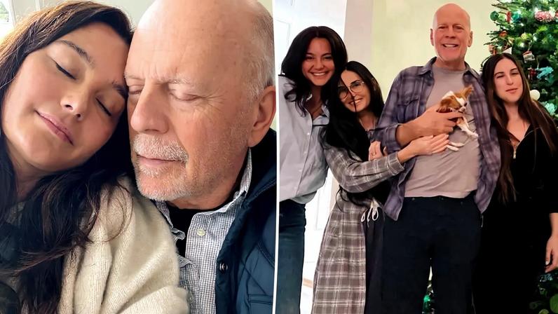 The holidays look different for the blended Willis family amid patriarch Bruce’s battle with frontotemporal dementia (FTD), primary progressive aphasia (PPA). Instagram/@demimoore