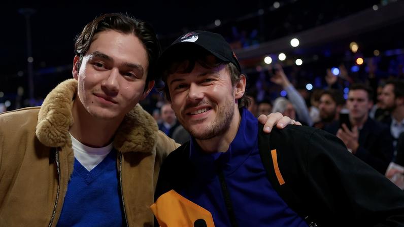 “Summer I Turned Pretty” co-stars Sean Kaufman and Christopher Briney shared an unexpected kiss on Friday. Getty Images