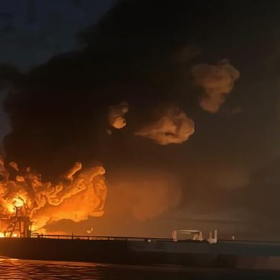 Drones navais ucranianos atingem dois petroleiros russos no Mar Negro