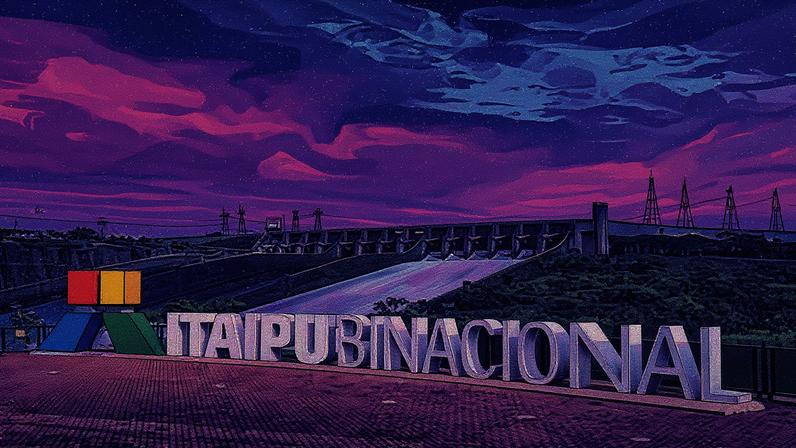 A Itaipu Binacional. Foto: Itaipu/Divulgação