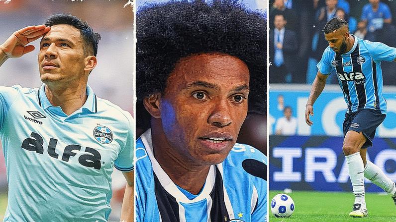 Balbuena, Willian, João Pedro e Alex Santana estão fora do duelo (Foto: Lucas Uebel/Grêmio FBPA)