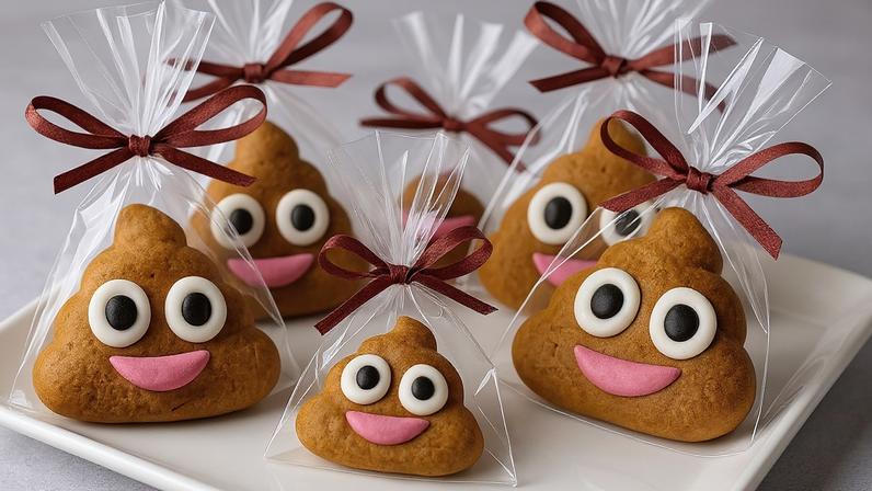 Cookies em formato de cocô, do Poop Coffee