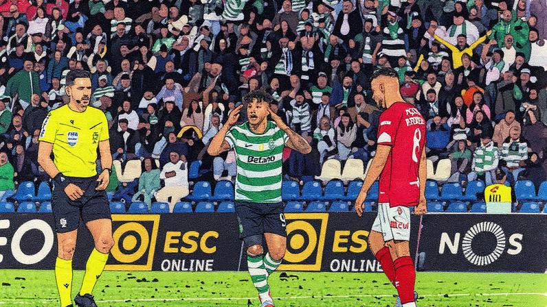João Gonçalves foi o árbitro do Sporting-Santa Clara - Foto: Lusa