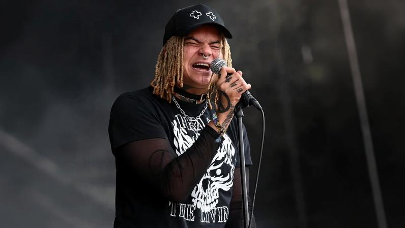 Travis Barker collaborator, Poorstacy has died. He was 26 years old. Getty Images
