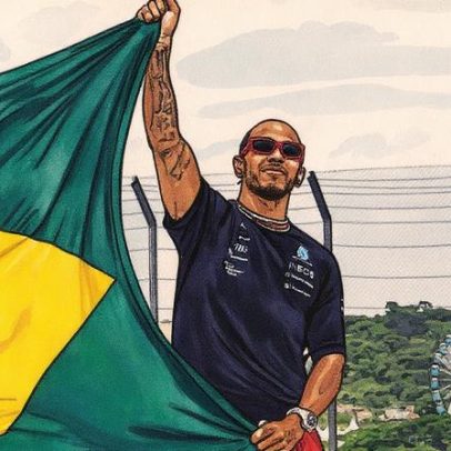 Hamilton faz homenagem ao Brasil com capacete no GP de São Paulo