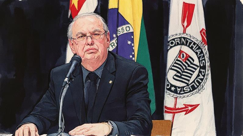 Osmar Stabile, presidente do Corinthians (Foto: Vinicius Nunes/Agência F8/Gazeta Press)