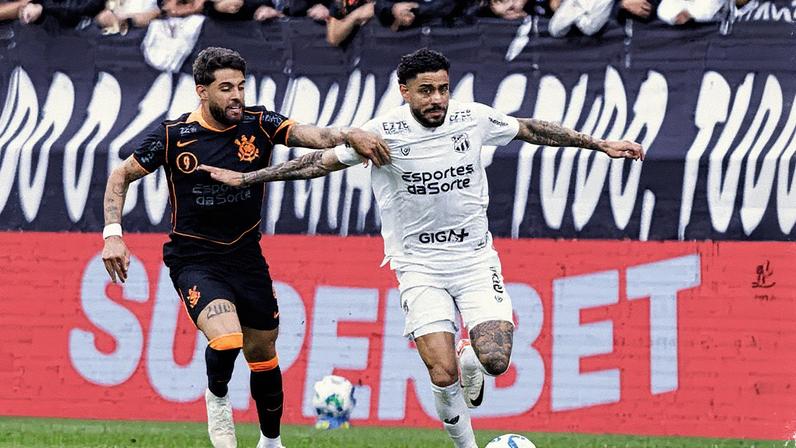 Partida entre Corinthians e Ceará, pelo Brasileirão. (Foto: Vilmar Bannach/Ekobanpress/Gazeta Press)
