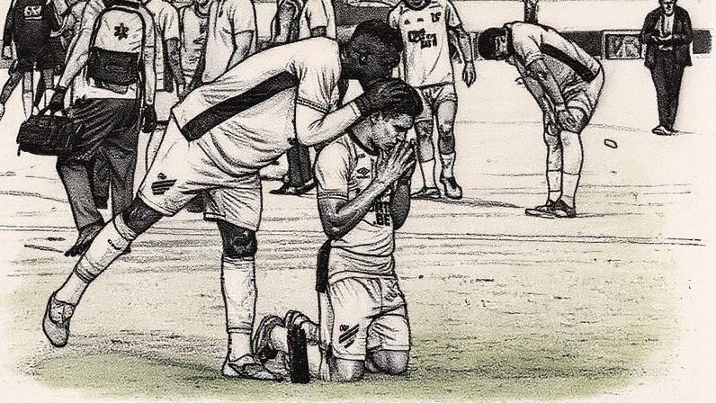 Athletico-PR venceu e deixou viva a briga pelo título da Série B (Foto: Jeferson De Paula/Pera Photo Press/Gazeta Press)