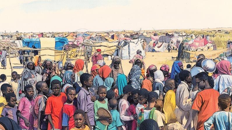 Tawila, where the people fleeing El Fasher are headed. Photograph: Norwegian Refugee Council/AP