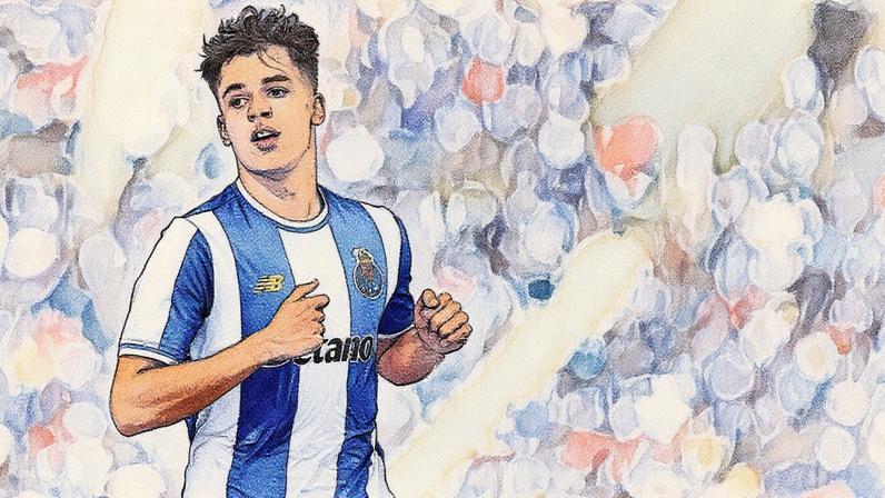 Gabri Veiga, o maestro do meio-campo do FC Porto - FOTO: Catarina Morais/Kapta+