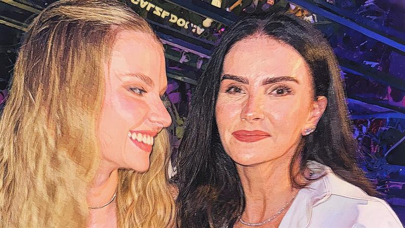 Lisandra Souto e a filha, Yasmin Souto — Foto: Reprodução/Instagram