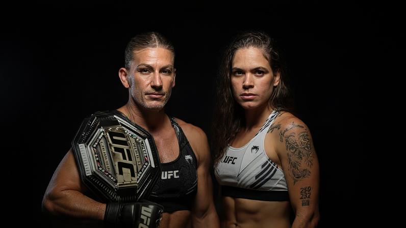 Arte anunciando a luta entre Kayla Harrison e Amanda Nunes no UFC 324; evento acontece dia 24 de janeiro de 2026, em Las Vegas, nos Estados Unidos. (Divulgação)