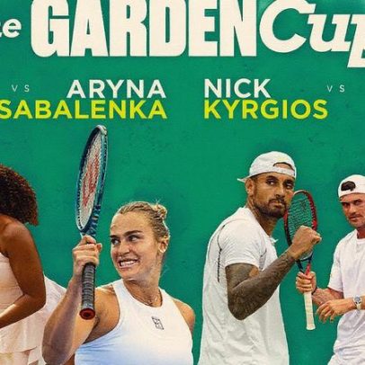 Sabalenka e Kyrgios confirmam presença em evento com Osaka e Paul