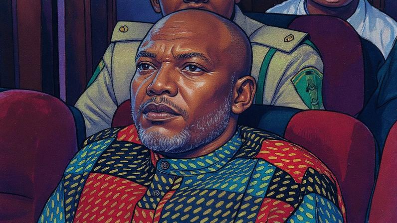 Nnamdi Kanu in 2016. Photograph: AP Photo/AP