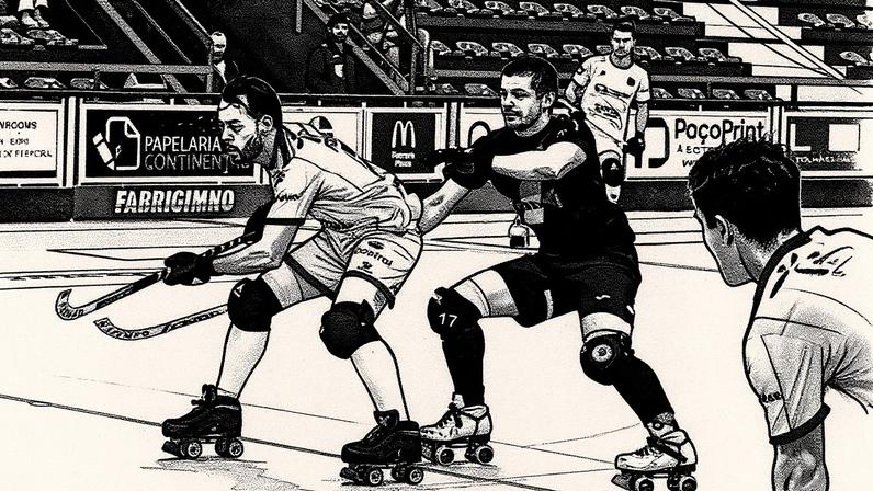 Juventude Pacense venceu alemães do Diessbach por 8-3 na Taça Europa de hóquei em patins (WSE)