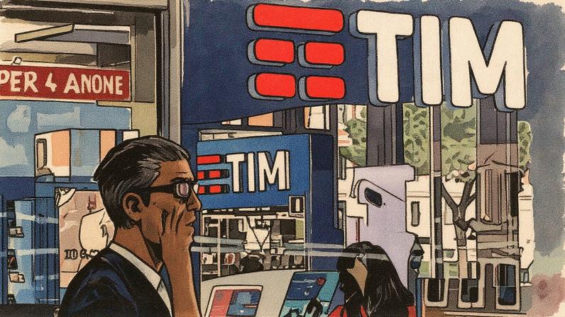 TIM foi convidada a analisar os ativos da Oi, mas ainda não tomou uma decisão (Alessia Pierdomenico/Bloomberg)
