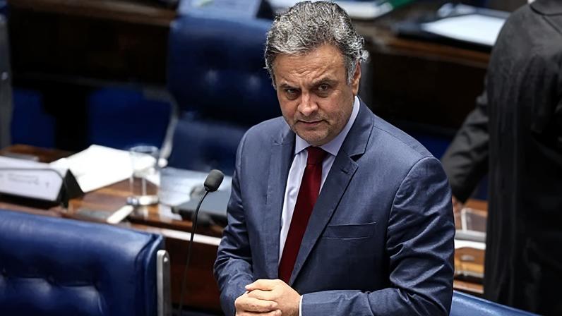Presidente nacional do PSDB, senador Aécio Neves (MG). 14/12/2106. Crédito: Gerdan Wesley