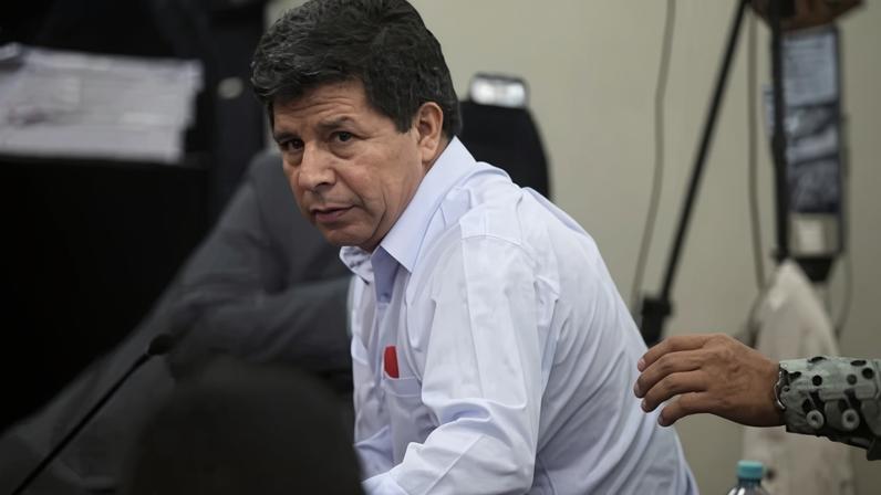Pedro Castillo had tried to dissolve Congress to avoid impeachment for alleged corruption. Photograph: Sebastian Castañeda/Reuters