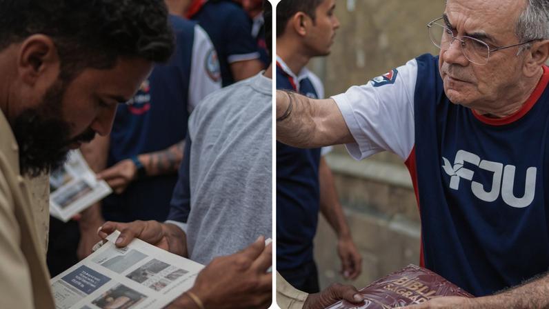 Igreja distribui mais de 2.000 Bíblias no Complexo da Penha, Rio