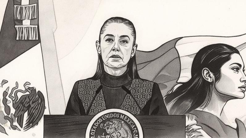 Mexican president Claudia Sheinbaum addresses groping incident – video