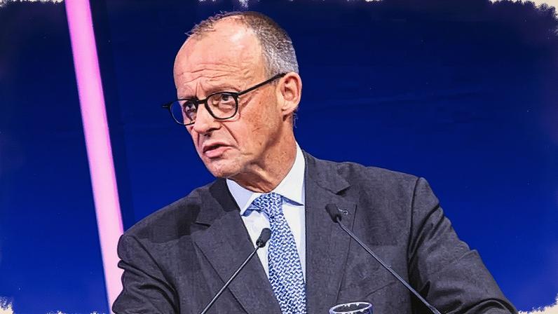 Friedrich Merz said he expected many of the 1.3 million Syrians living in Germany would return voluntarily to help rebuild their country.
