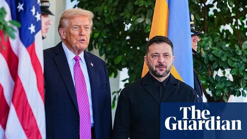 President Donald Trump greets President Volodymyr Zelenskyy at the White House in October.