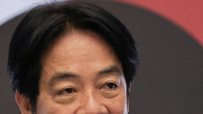 Taiwan president Lai Ching-te speaks at a press conference on defence spending in Taipei. Photograph: Yimou Lee/Reuters